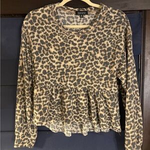 Cheetah print sweater